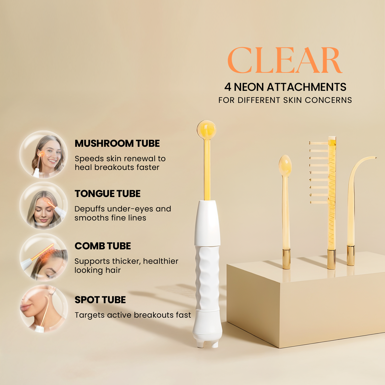 BeautyPro 2.0 - High Frequency Wand