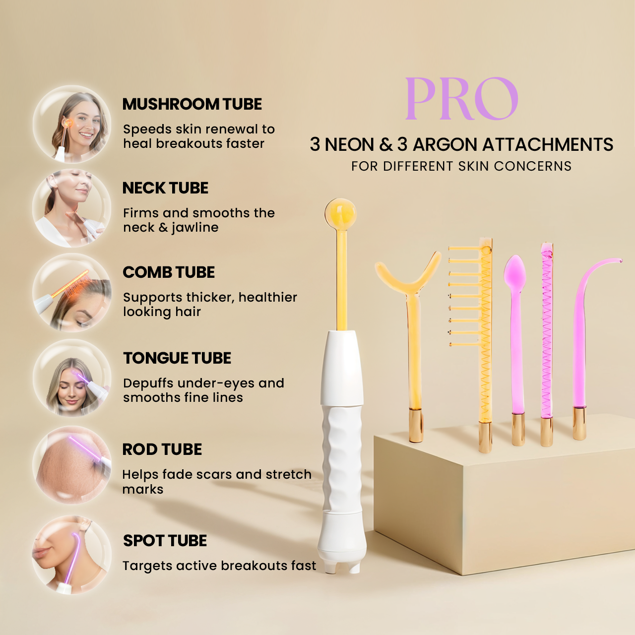 BeautyPro 2.0 - High Frequency Wand