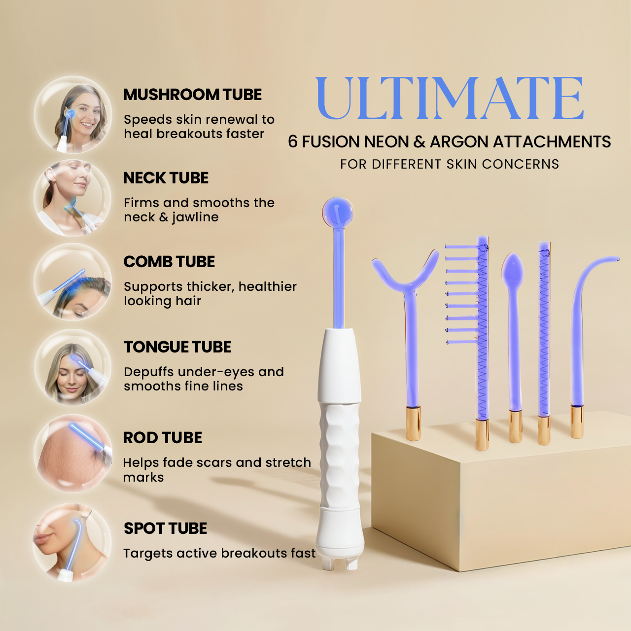 BeautyPro 2.0 - High Frequency Wand